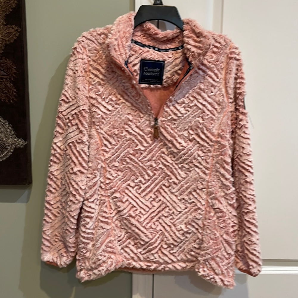 Simply southern 1/4 zip fleece pullover